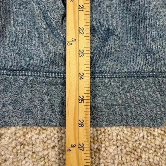 American Eagle AEO Blue Hooded Sweatshirt Hoodie Size Medium Full Zip Y2K - Picture 7 of 9